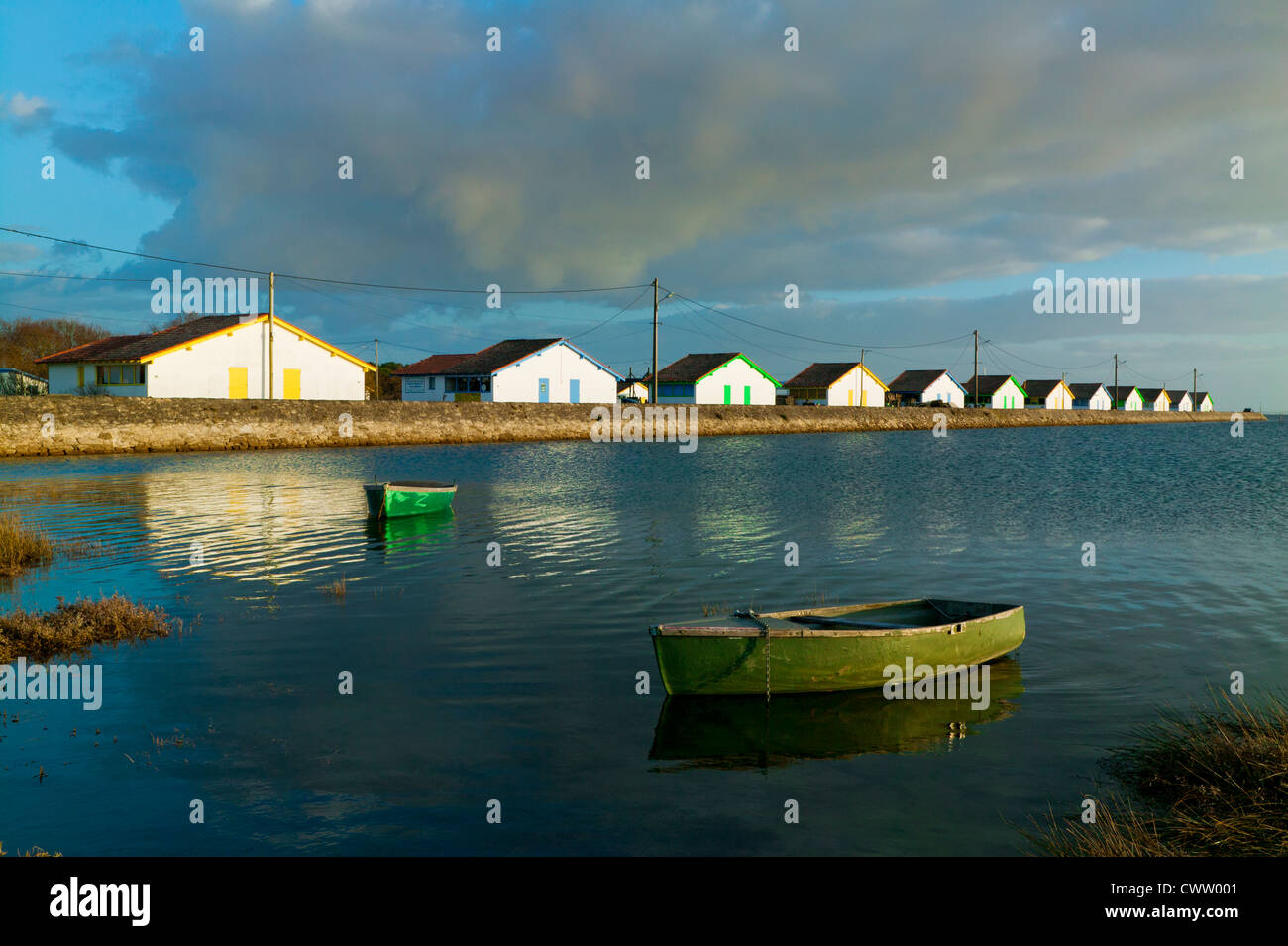 Arès, Baia di Arcachon, Gironde Aquitaine, Francia Foto Stock