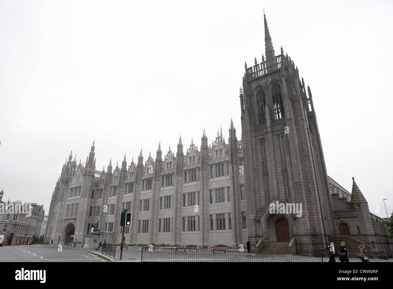 Marishal college dell'università di Aberdeen Scotland Regno Unito Foto Stock