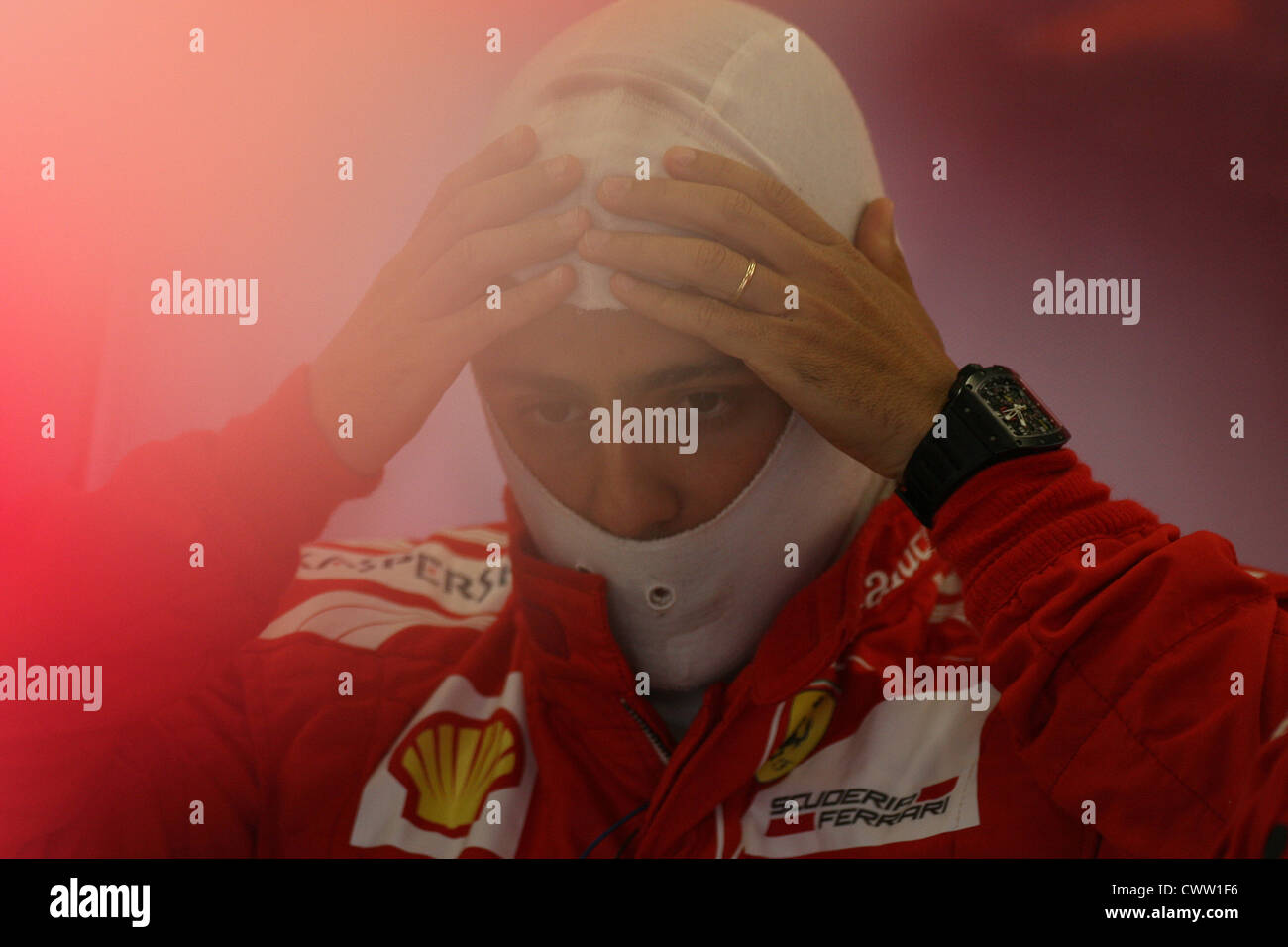 Felipe Massa (Ferrari F1) Gran Premio di Gran Bretagna a Silverstone nel Regno Unito. Formula Uno, F1 Foto Stock