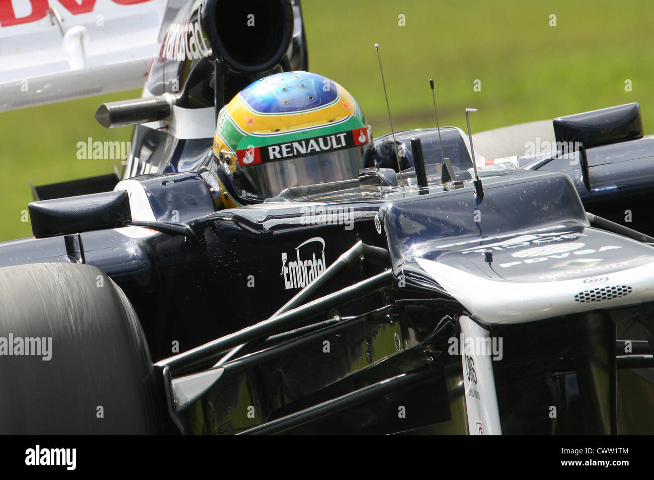 Bruno Senna (Williams F1) Gran Premio di Gran Bretagna a Silverstone nel Regno Unito. Formula Uno, F1 Foto Stock
