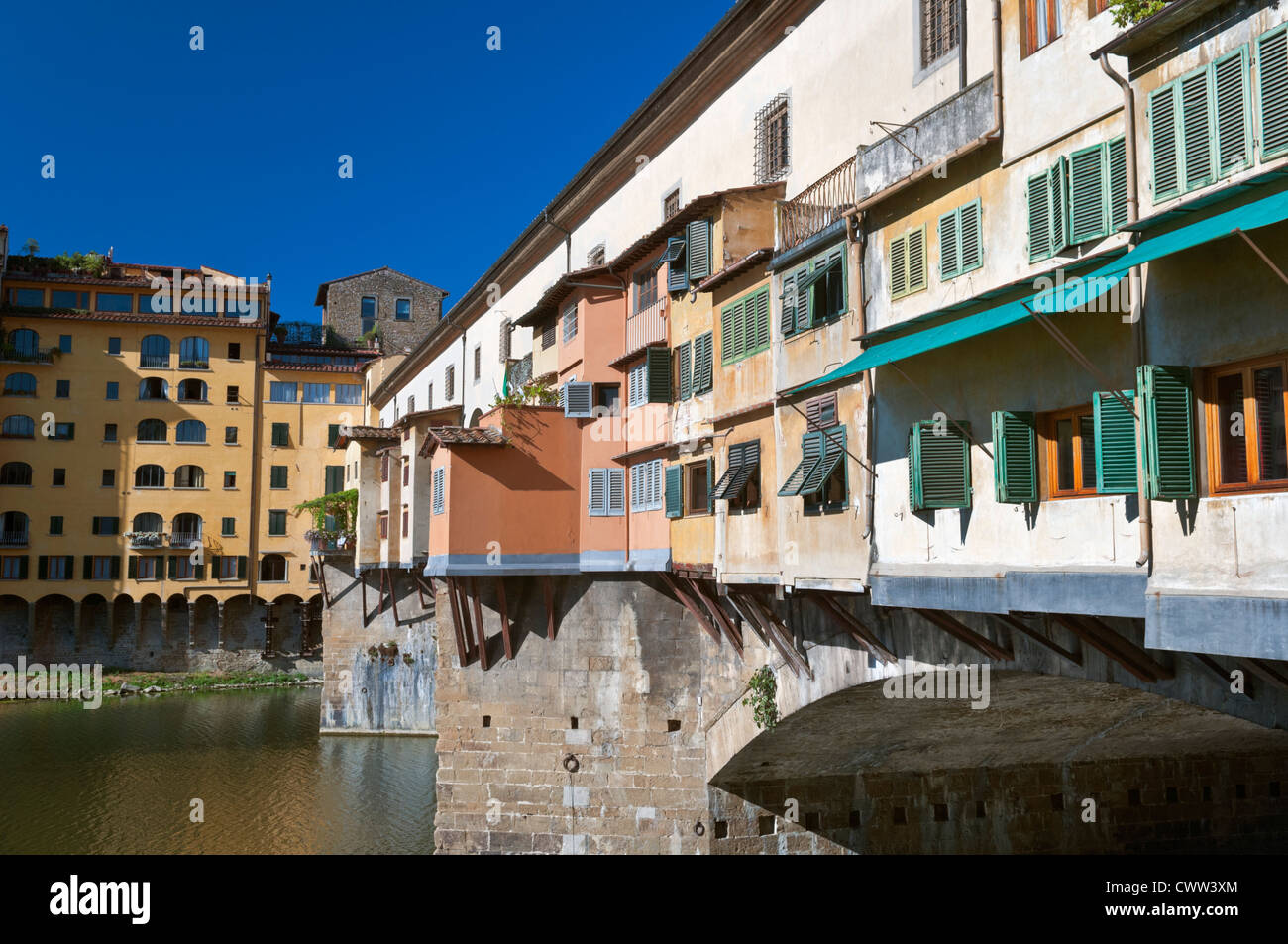 Ponte Vecchio a Firenze Toscana Italia Foto Stock