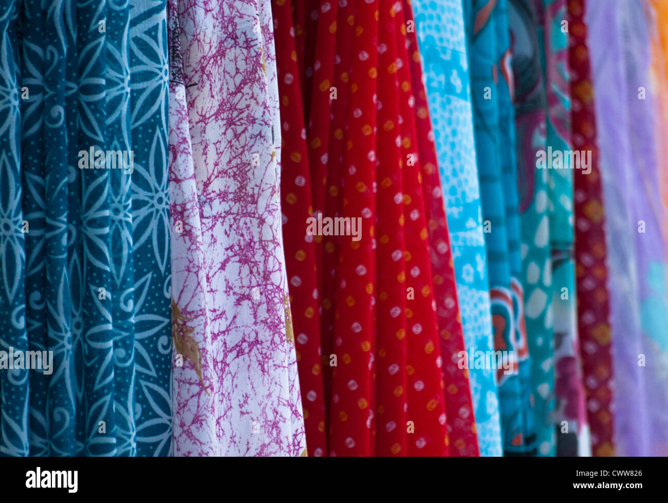 Colorata e bella sarees wearings o per le donne indiane Foto Stock