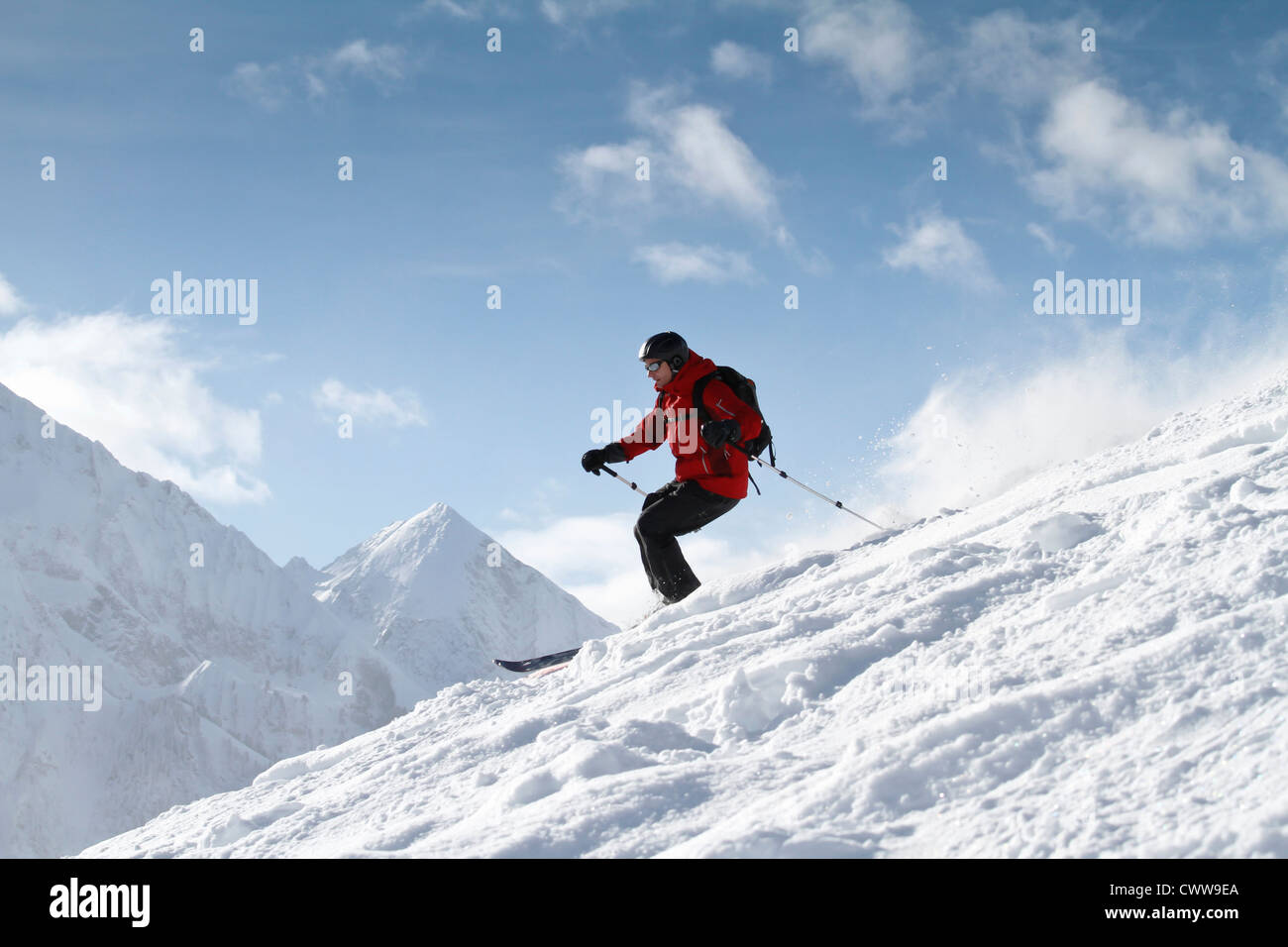 Free riding in paese indietro Foto Stock