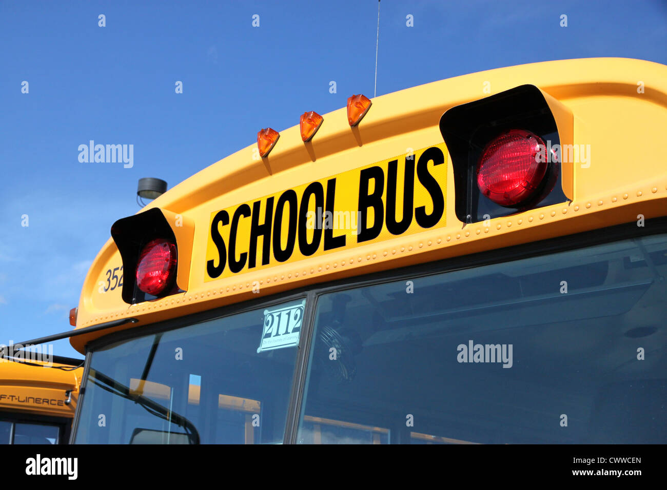 Scuola Bus Foto Stock