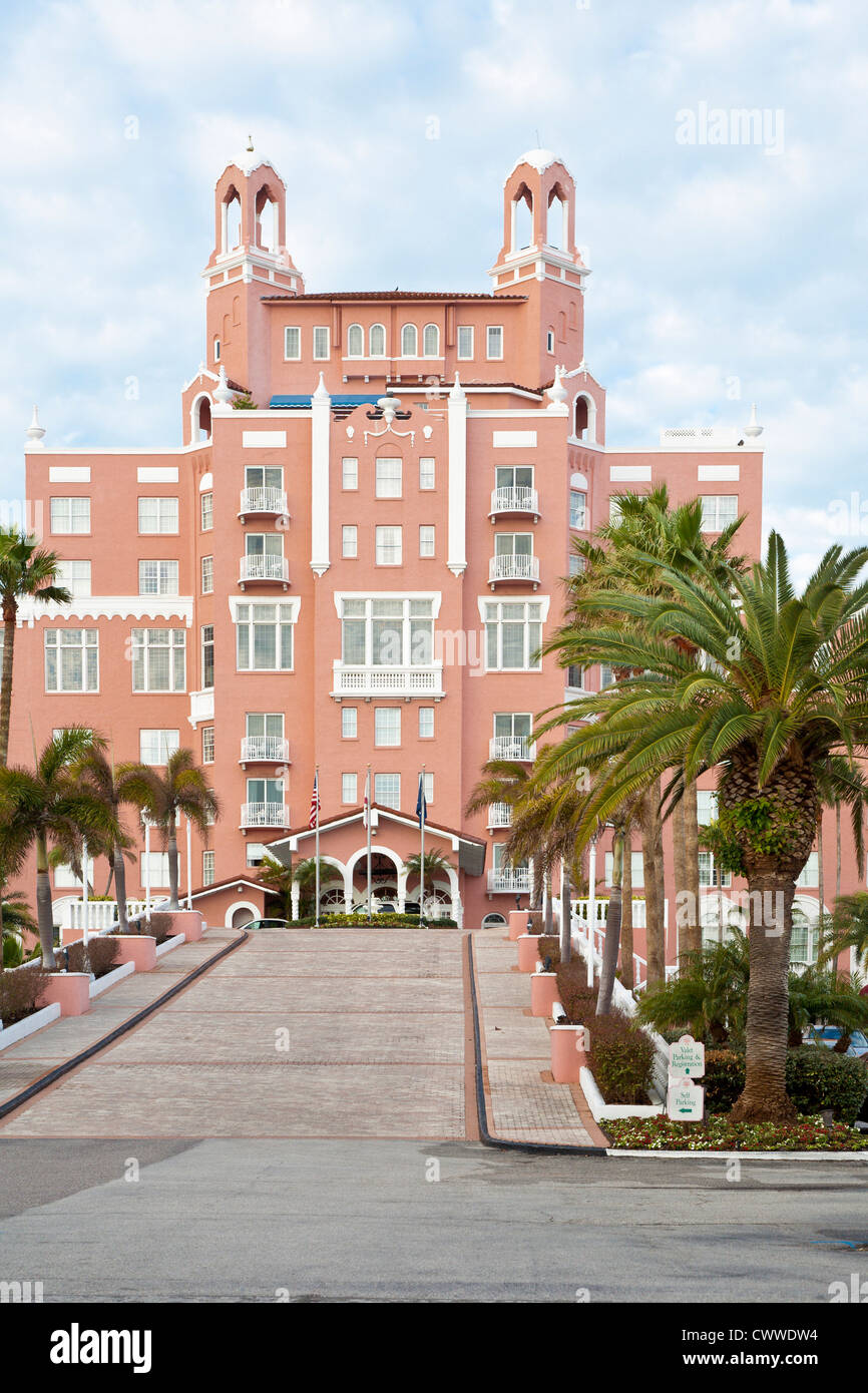 Loews Don Cesar Hotel del Golfo del Messico a St. Pete Beach, Florida Foto Stock