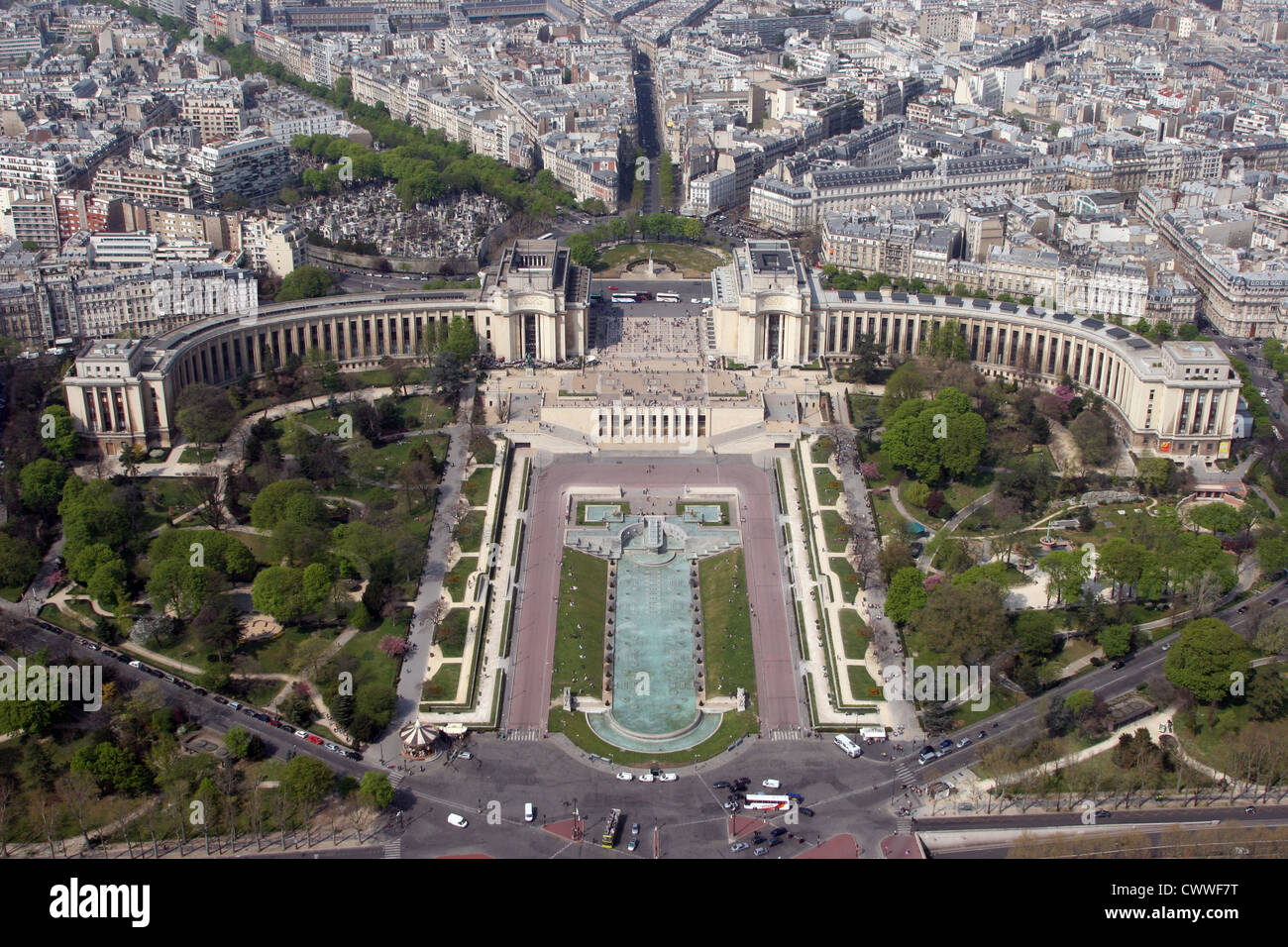 Trocadero di Parigi Foto Stock