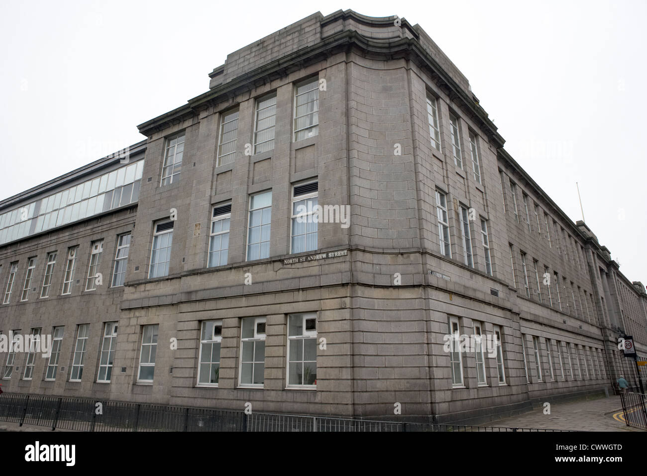St Andrew costruzione di robert gordon university Aberdeen Scotland Regno Unito Foto Stock St Andrew costruzione di robert gordon university Aberdeen Scotland Regno Unito Foto Stock