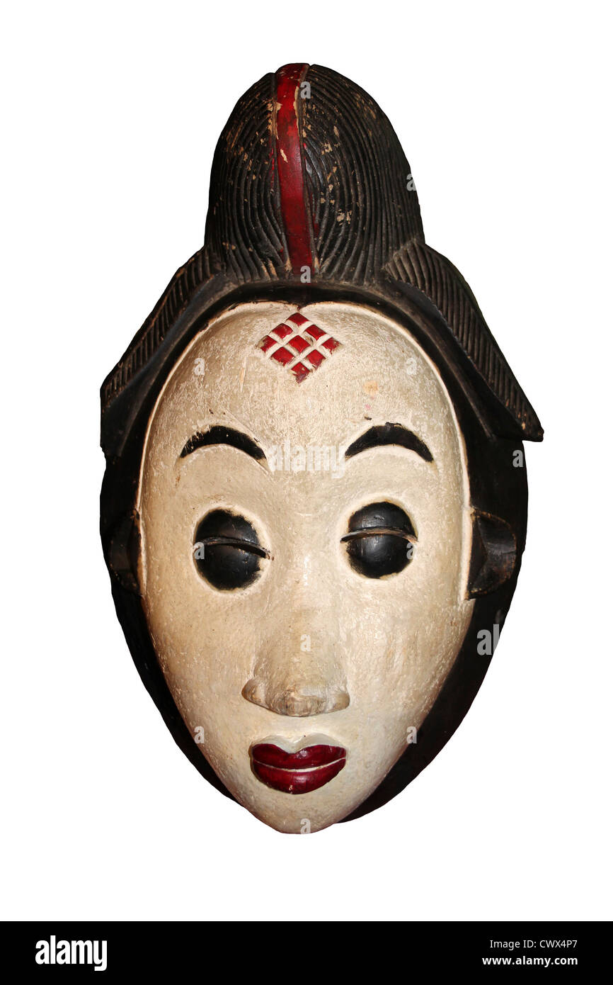 Maschera Punu Foto Stock