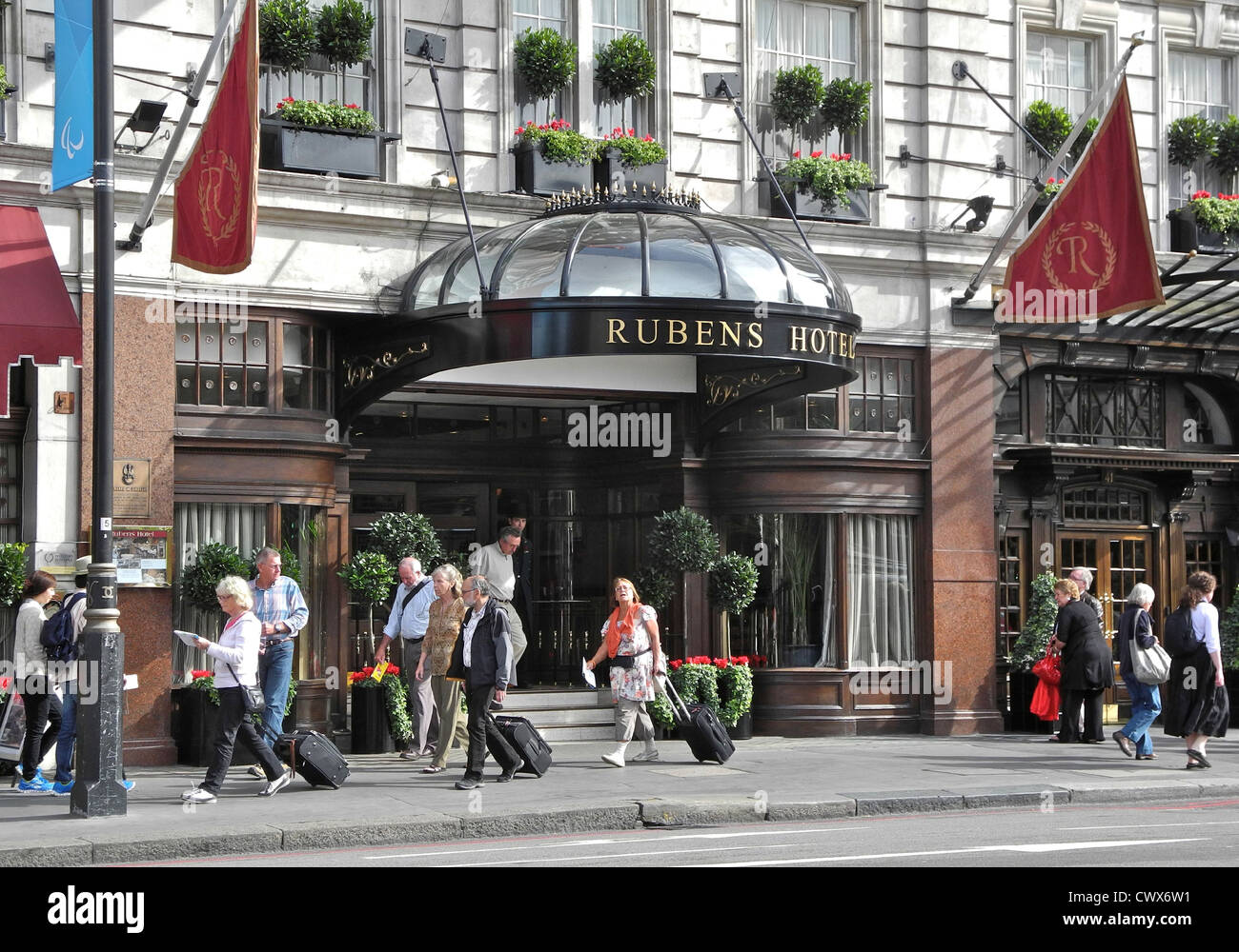 Il Rubens al Palace Hotel in Buckingham Palace Road - solo uso editoriale Foto Stock