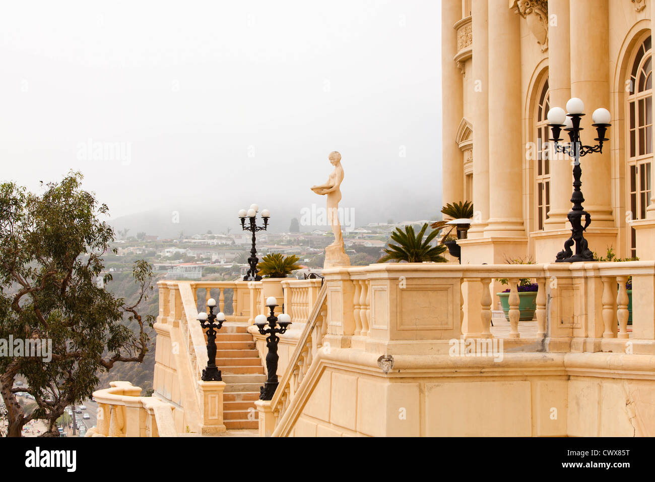 La scultura al Getty Villa, Malibu, Los Angeles County, California, Stati Uniti d'America Foto Stock