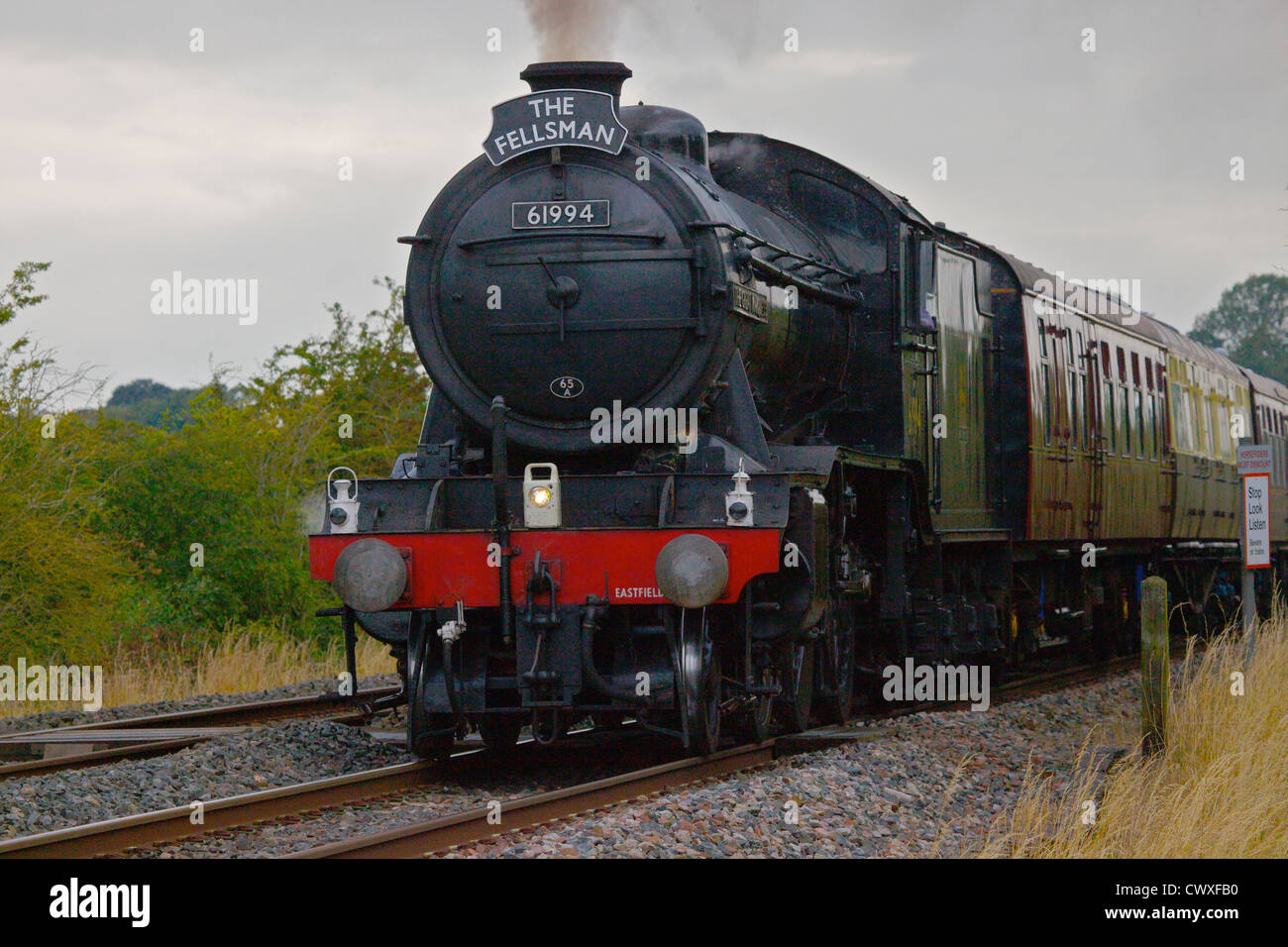 LNER Classe K4 2-6-0 "Il grande Marchese " Treno a vapore vicino Duncowfold, Cumwhinton, accontentarsi di linea di Carlisle, Eden Valley, Cumbria Foto Stock