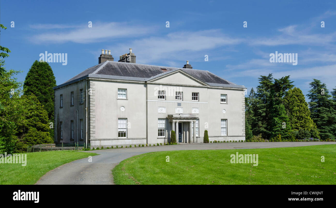Avondale House, Rathdrum, Co Wicklow, Rep di Irlanda, il luogo di nascita di Charles Stewart Parnell Foto Stock