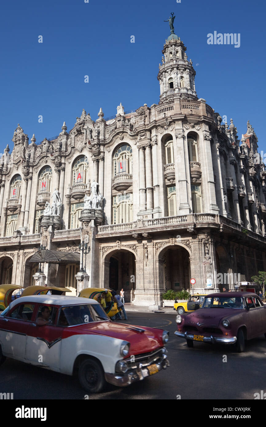 Splendida architettura del grande teatro di l'Avana, Cuba. Foto Stock