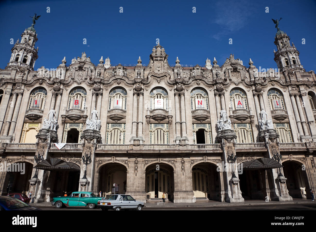 Splendida architettura del grande teatro di l'Avana, Cuba. Foto Stock