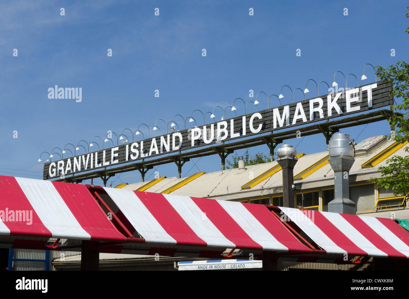 Granville Island Market, Vancouver, Canada Foto Stock
