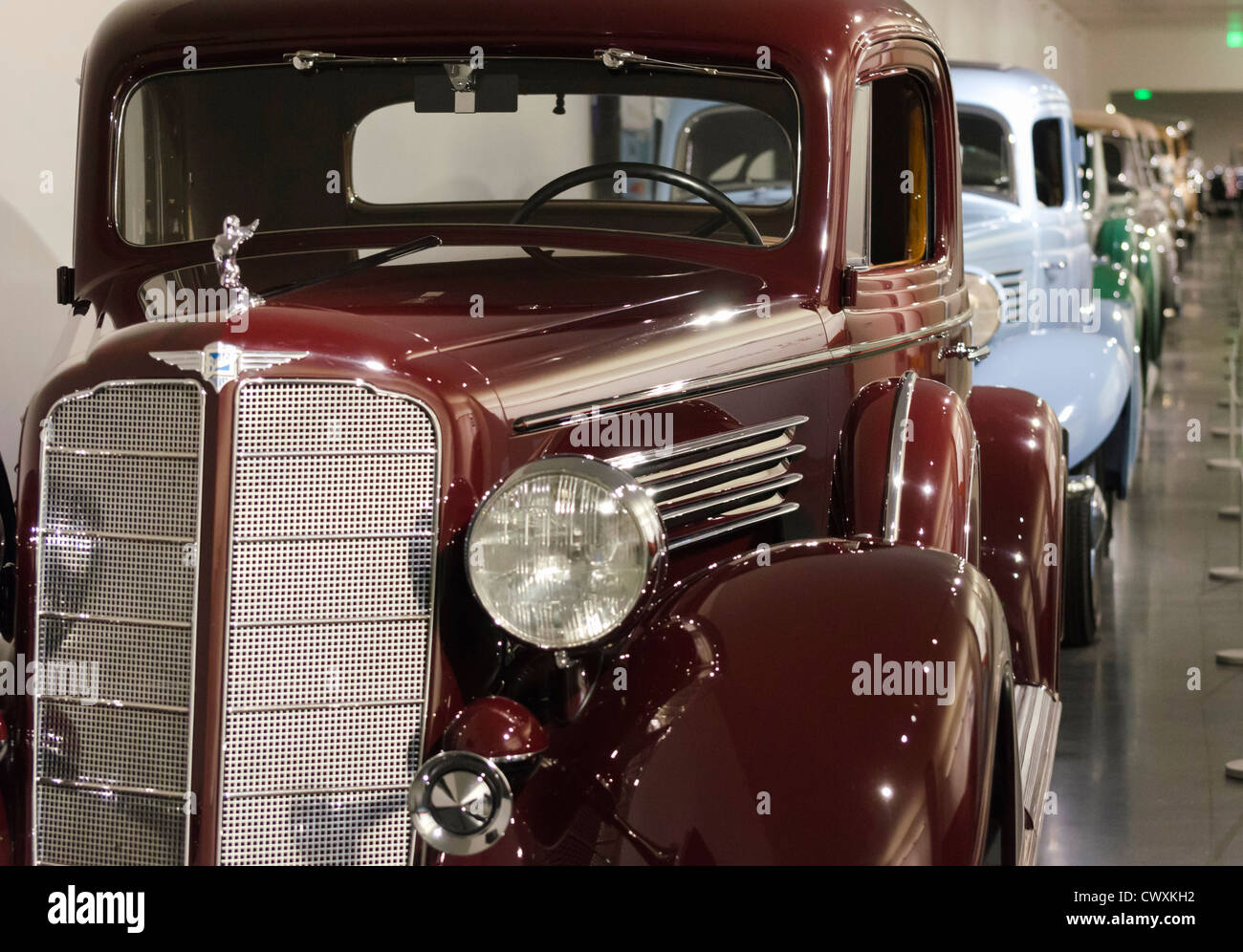 Vetture a Le può: America's Car Museum, Tacoma, nello Stato di Washington, USA Foto Stock