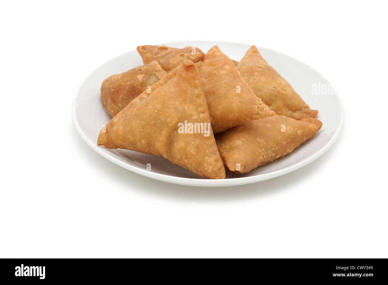 Samosa, samosas, vegetali, vegetariano Foto Stock
