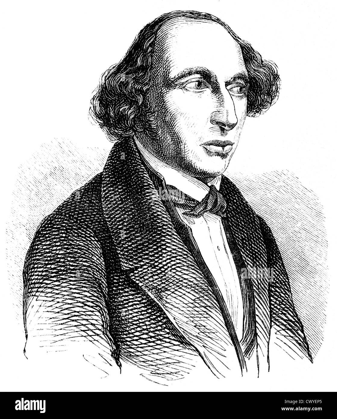 Johann Jacoby, 1805 - 1877, un medico tedesco, pioniere dell'uguaglianza ebraica, Prussiani politico e democratico radicale, Foto Stock