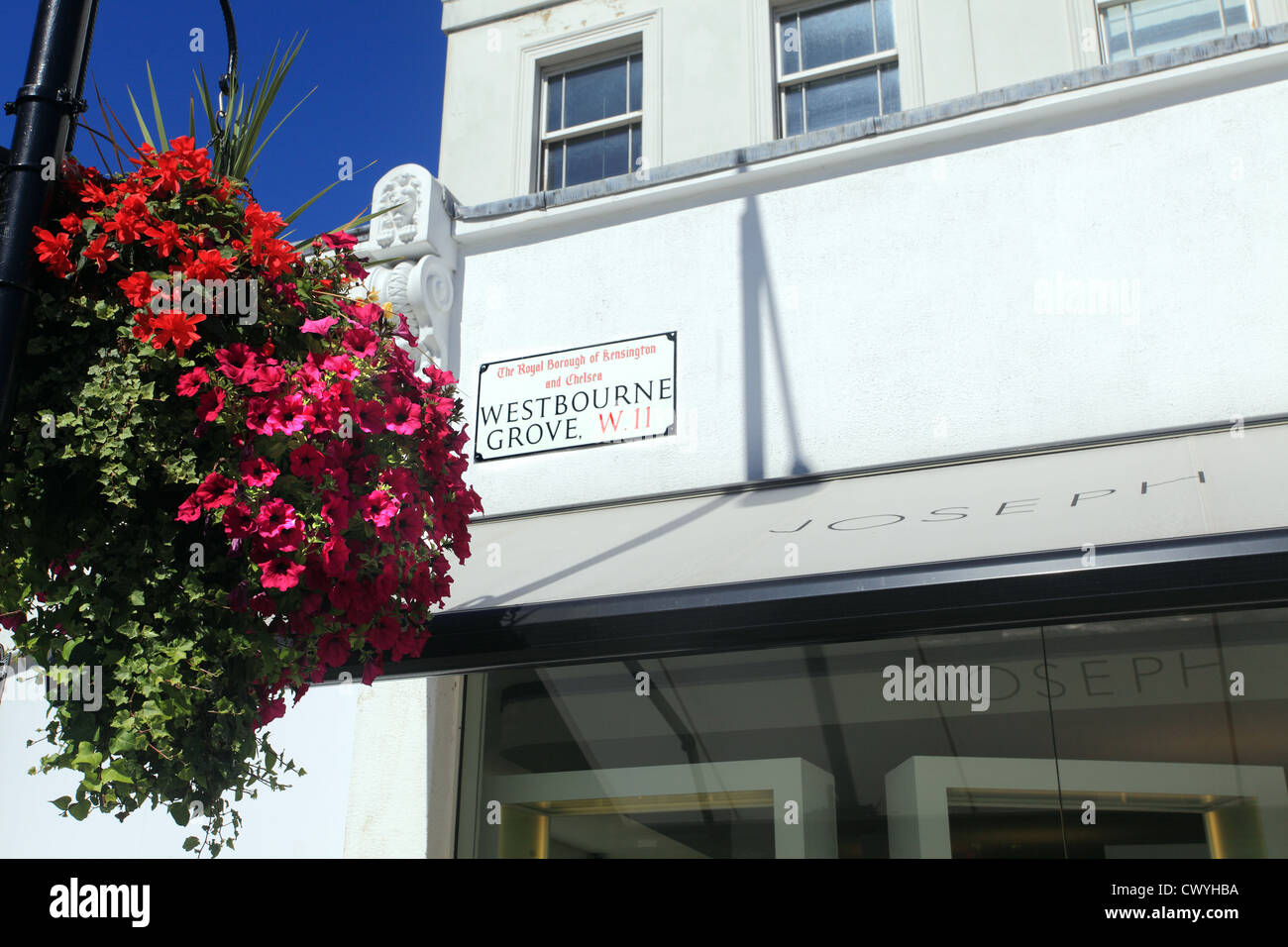 Case in Notting Hill Londra W11 Foto Stock