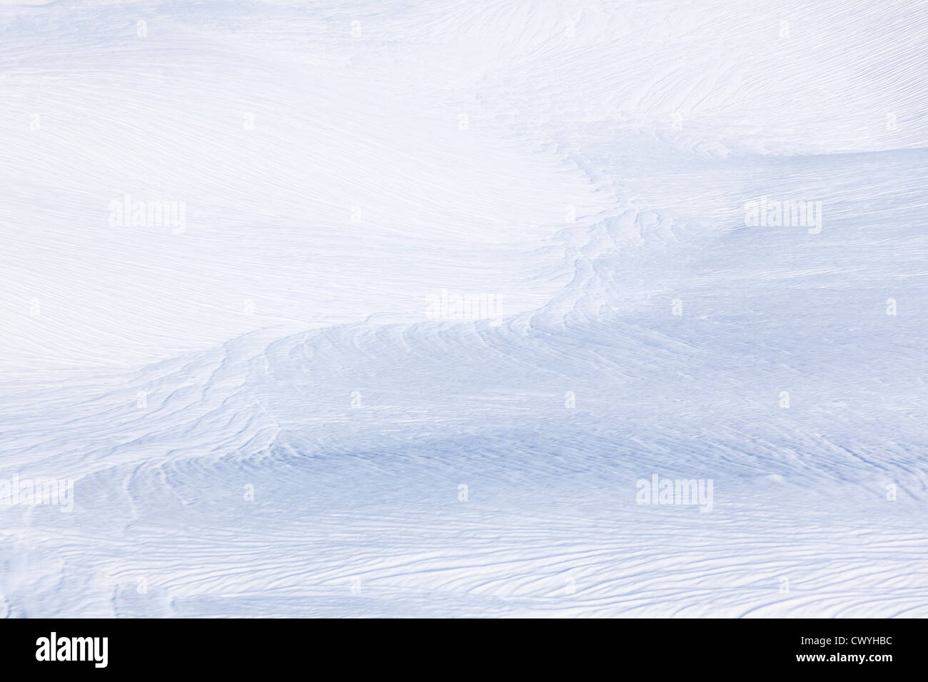 Sterrato coperta di neve dopo il warm snap, Annaberg, Austria Foto Stock