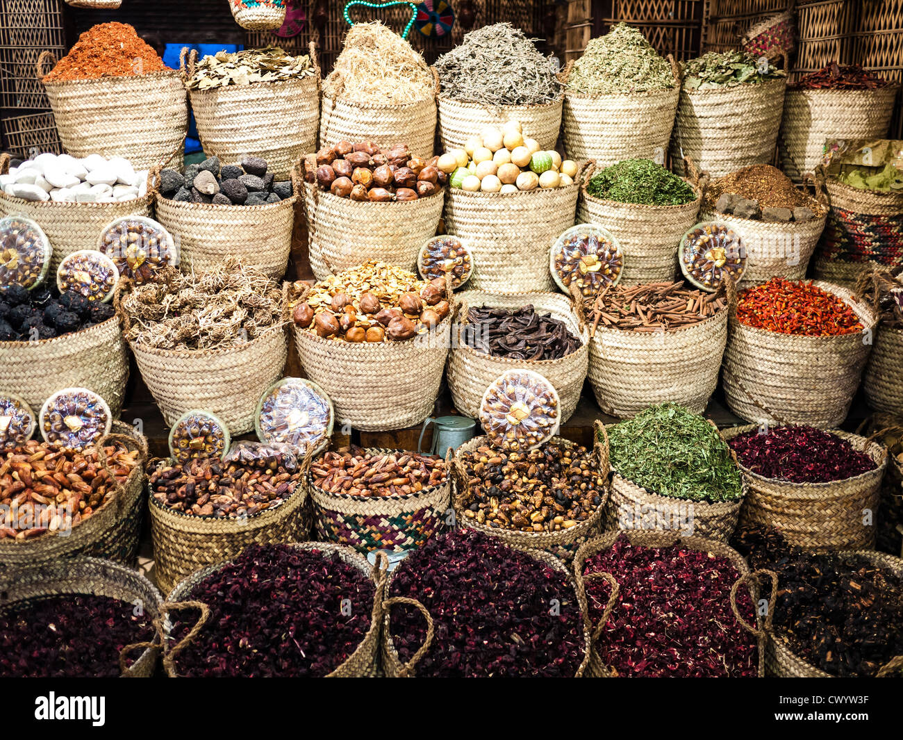 Il mercato delle spezie, Egitto Foto Stock