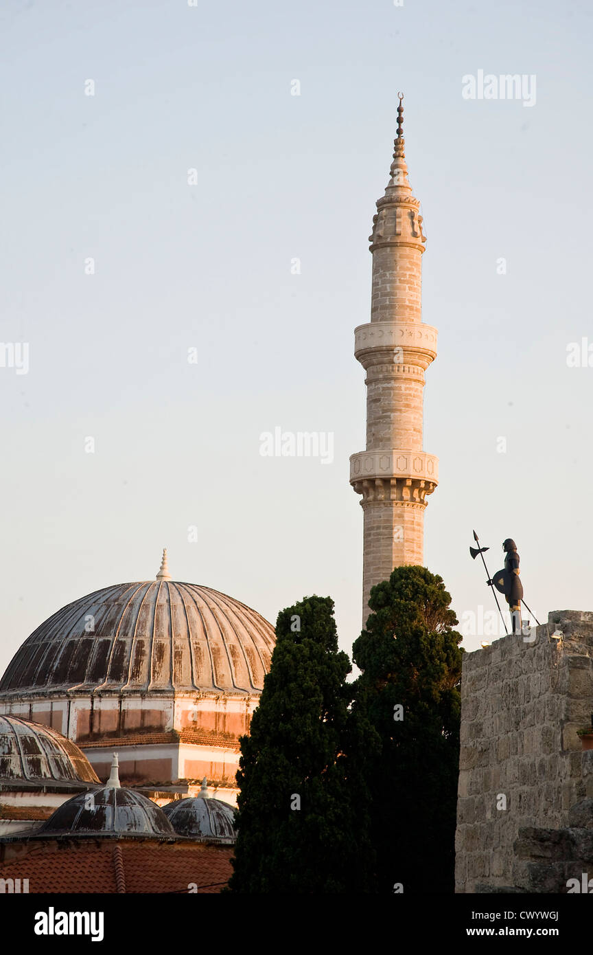 La città di Rodi, Rodi, Grecia, Europa Foto Stock