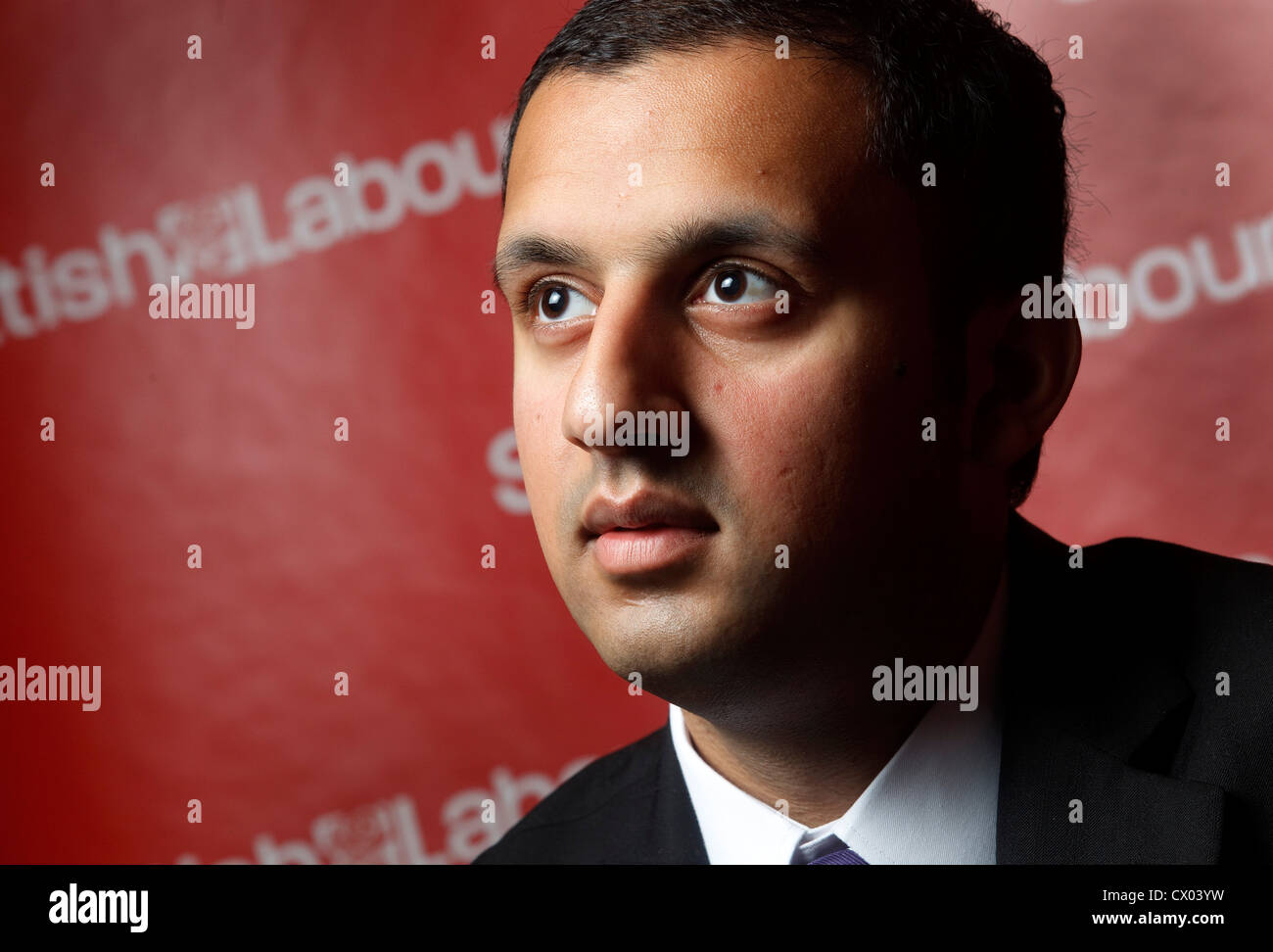 Anas Sarwar MP, vice leader scozzese della festa del lavoro. Membro del Parlamento per Glasgow Central. Foto Stock