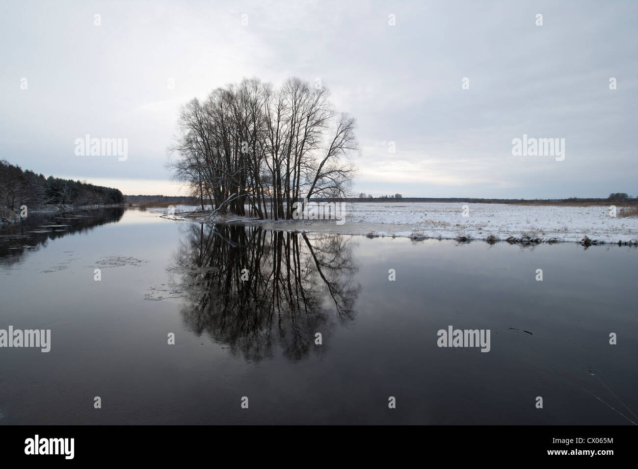 Fiume õgi Suur-Emaj Foto Stock