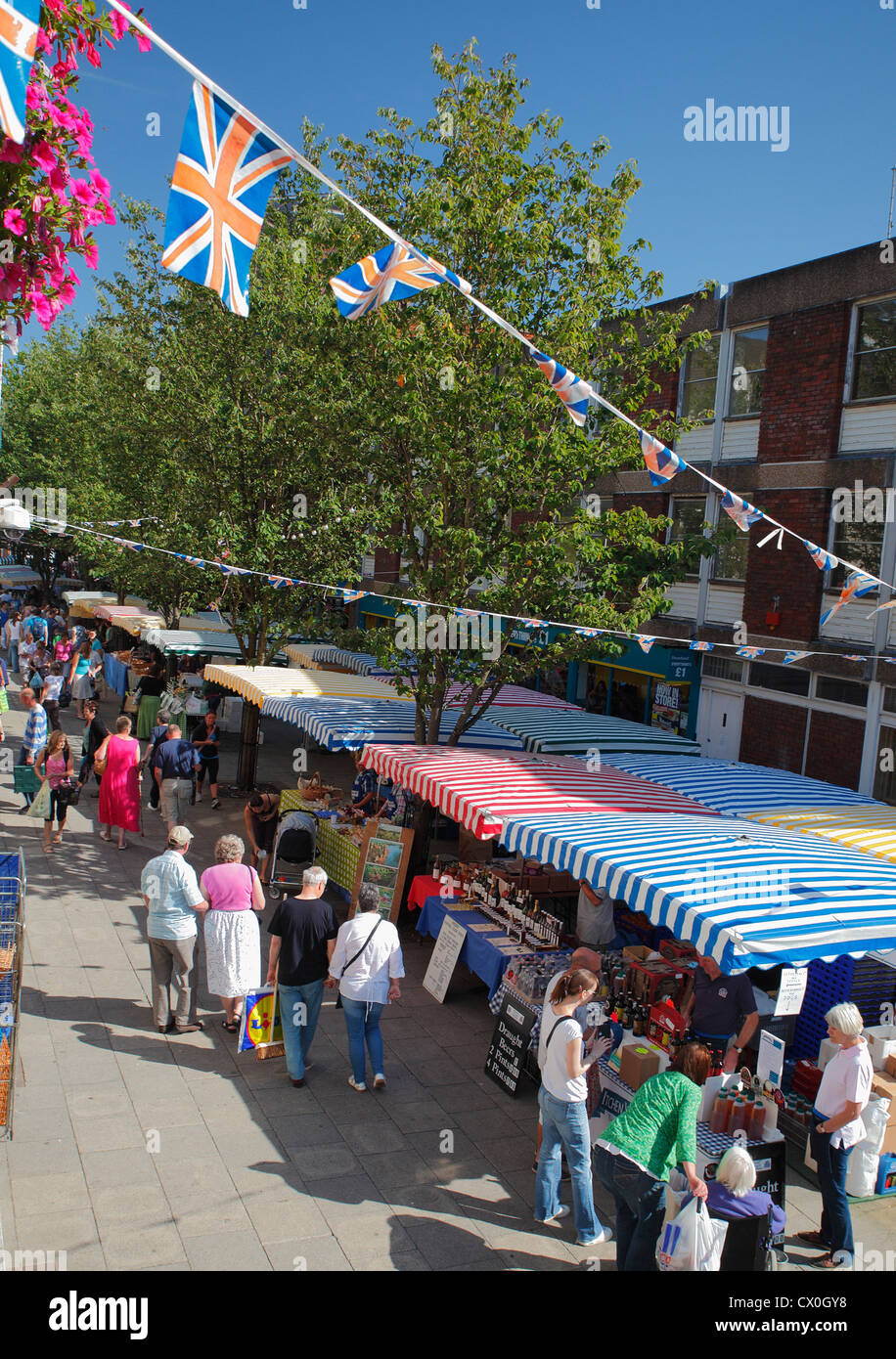 Winchester Farmers Market. Foto Stock
