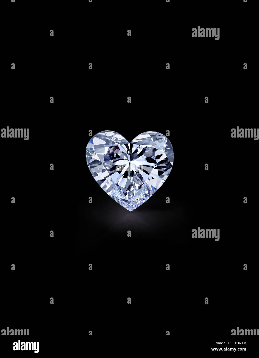 A forma di cuore ad Diamond Foto Stock