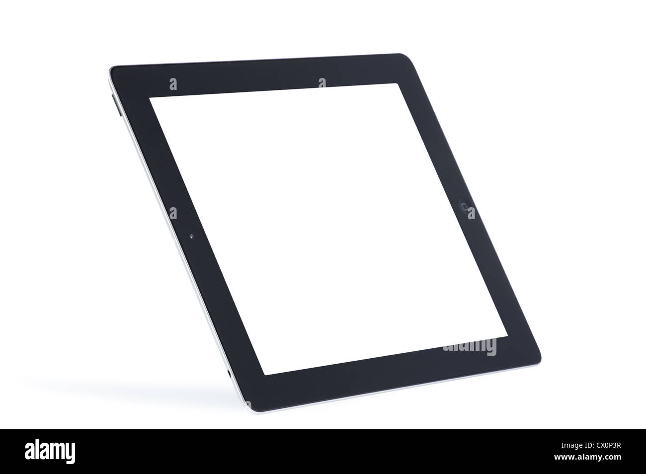 Tablet PC isolato su bianco Foto Stock