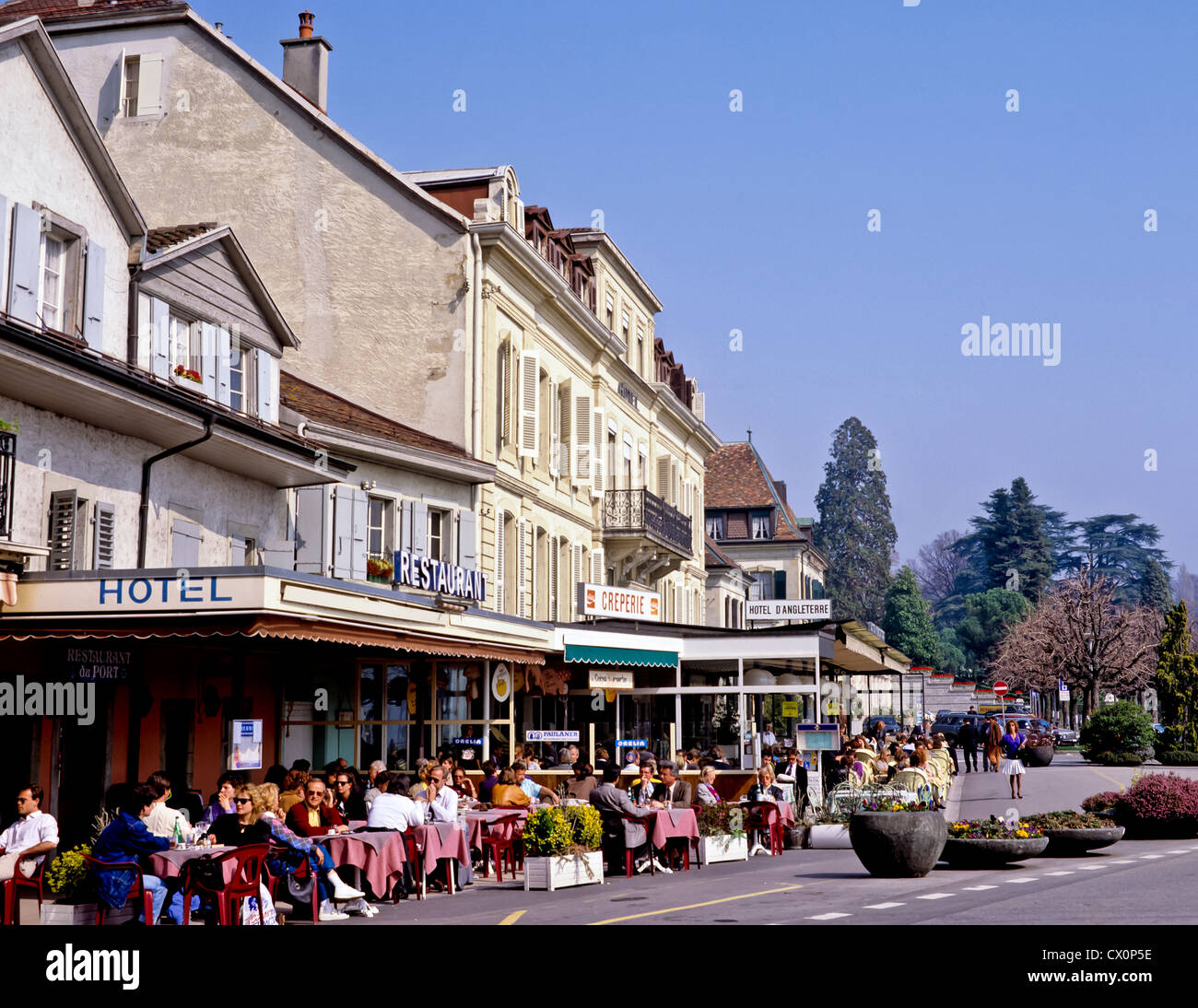 8250. Ouchy, Losanna Vaud, Svizzera, Europa Foto Stock