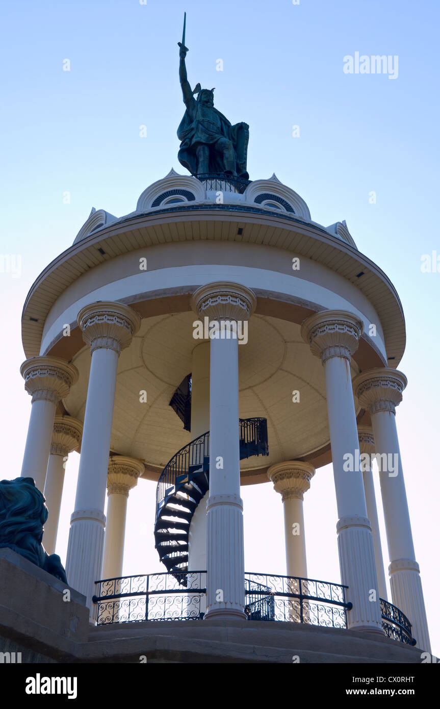 Monumento a Hermann il tedesco o Arminius a New Ulm Minnesota Foto Stock