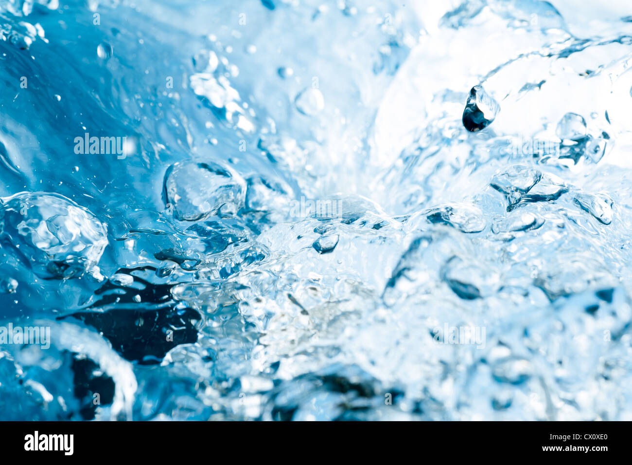 Blue Water ripples sfondo Foto Stock