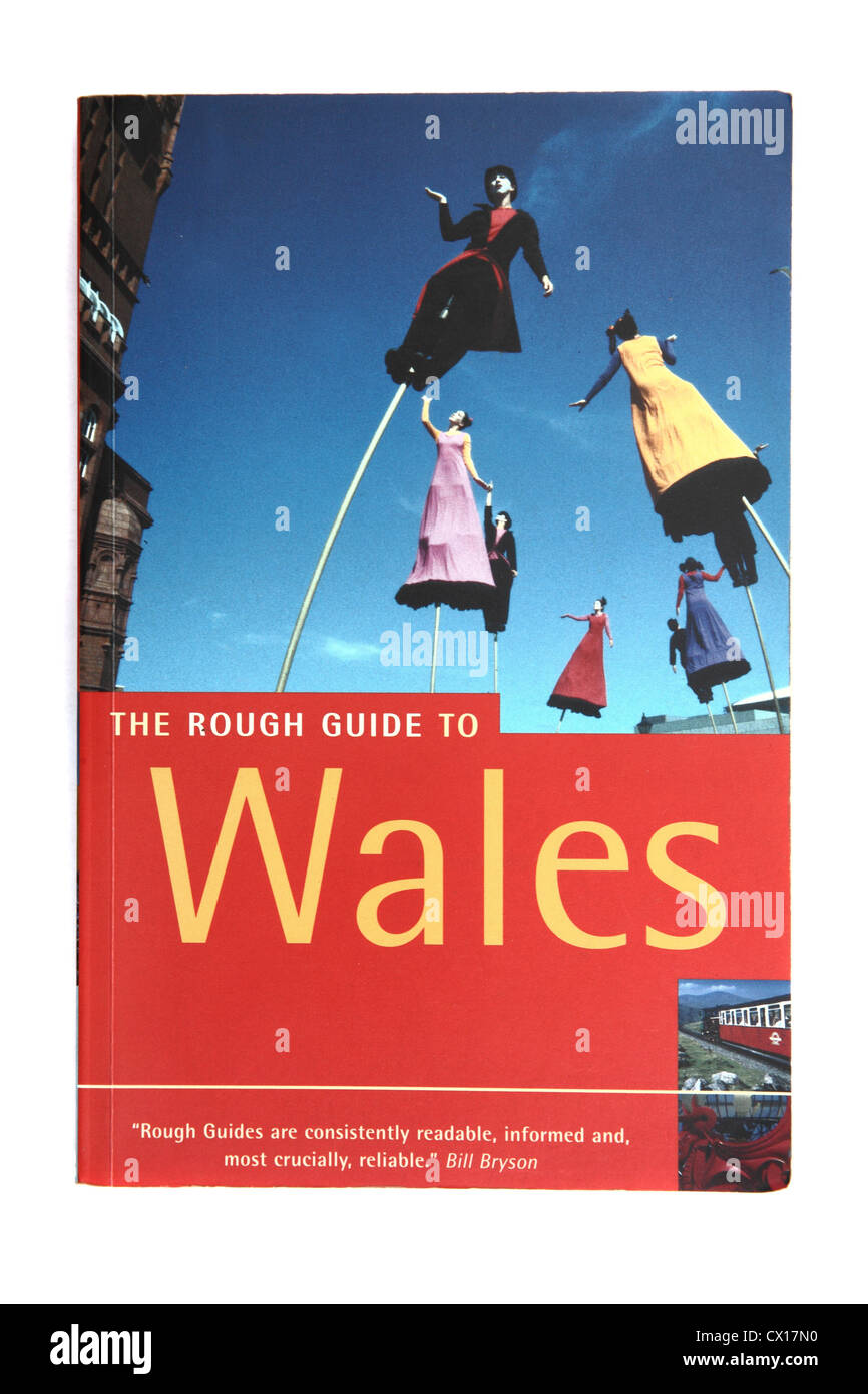 La Rough Guide al Galles una guida di viaggio. Foto Stock