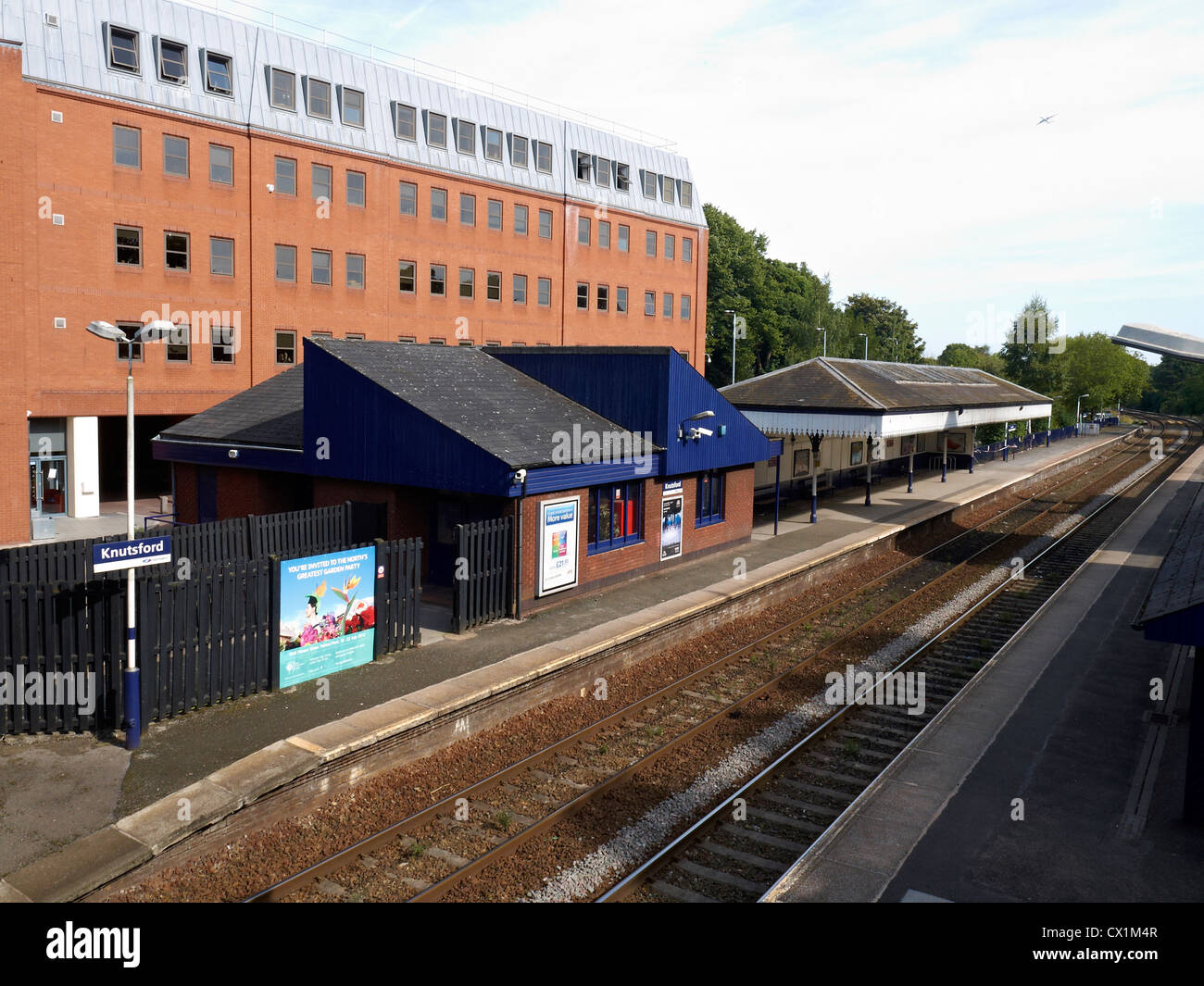 Stazione ferroviaria a Knutsford CHESHIRE REGNO UNITO Foto Stock