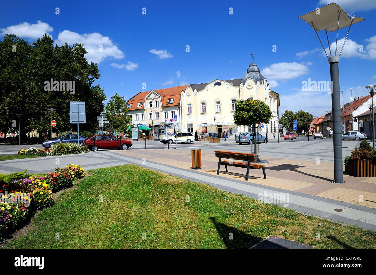 Città di Sturovo centro Europa Slovacchia Foto Stock