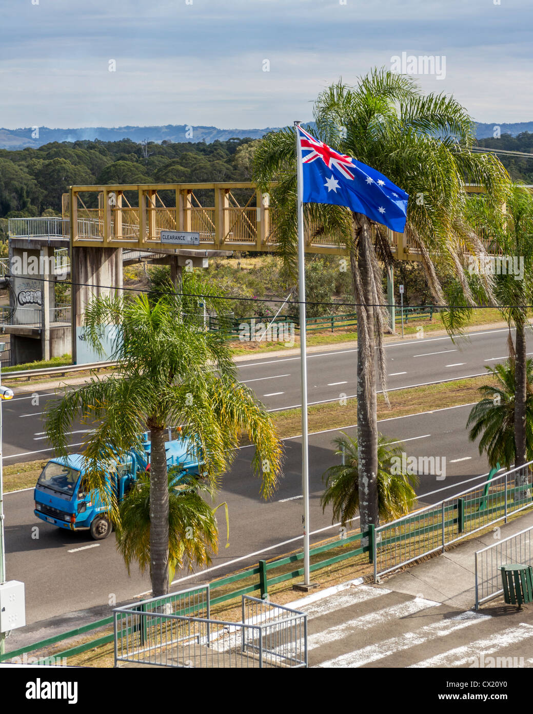 Autostrada voce alla grande ananas, una attrazione turistica sulla Costa del Sole nel Queensland, Australia Foto Stock