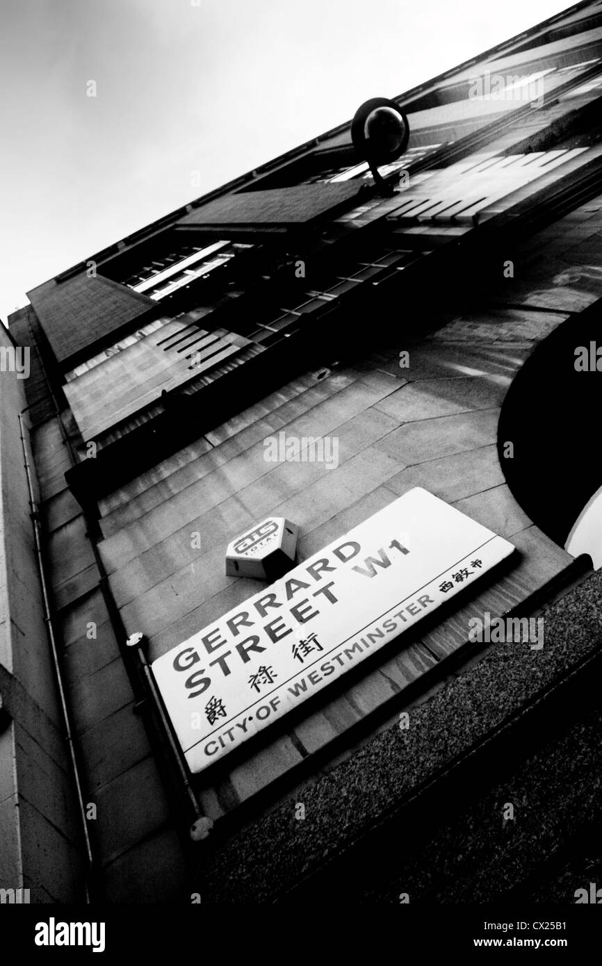 Gerrard Street, City of Westminster, Londra, Kent, England, Regno Unito Foto Stock