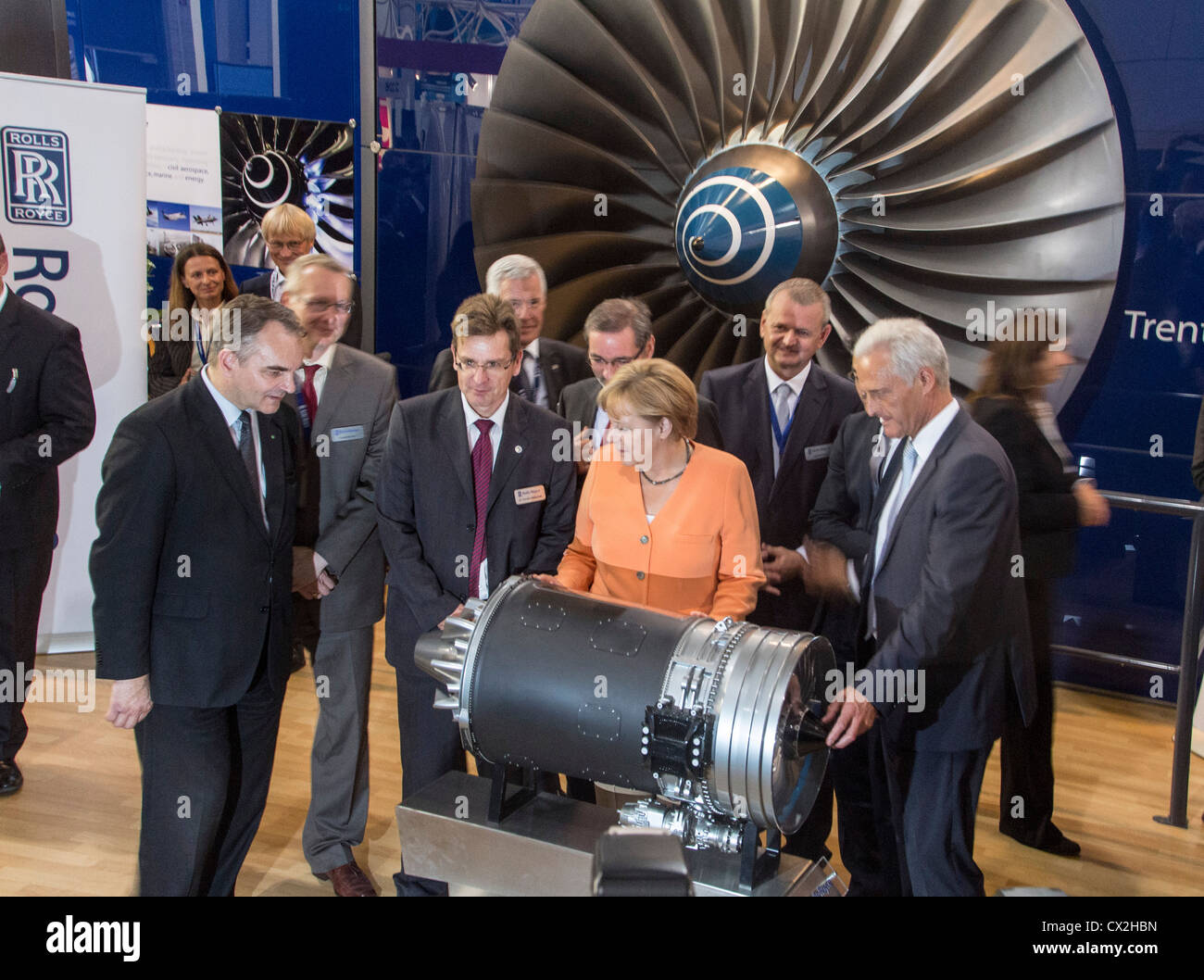 ILA 2012 , il salone aerospaziale internazionale Berlino , Rolls Royce, Foto Stock