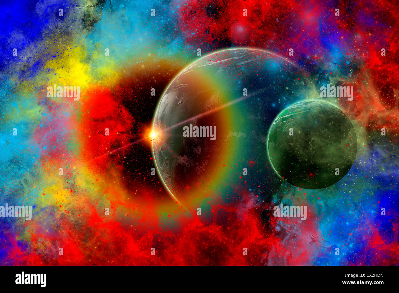 Nebulosa Sunrise. Foto Stock