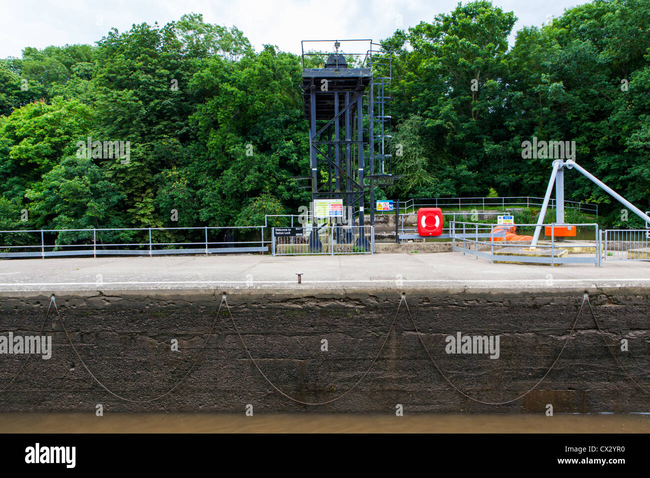 Blocco di Teston Foto Stock
