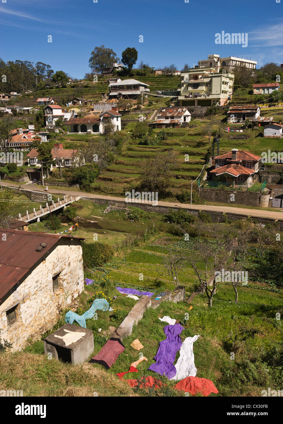 Elk201-5398v India, nello Stato del Tamil Nadu, Kodaikanal, comunità rurali Foto Stock