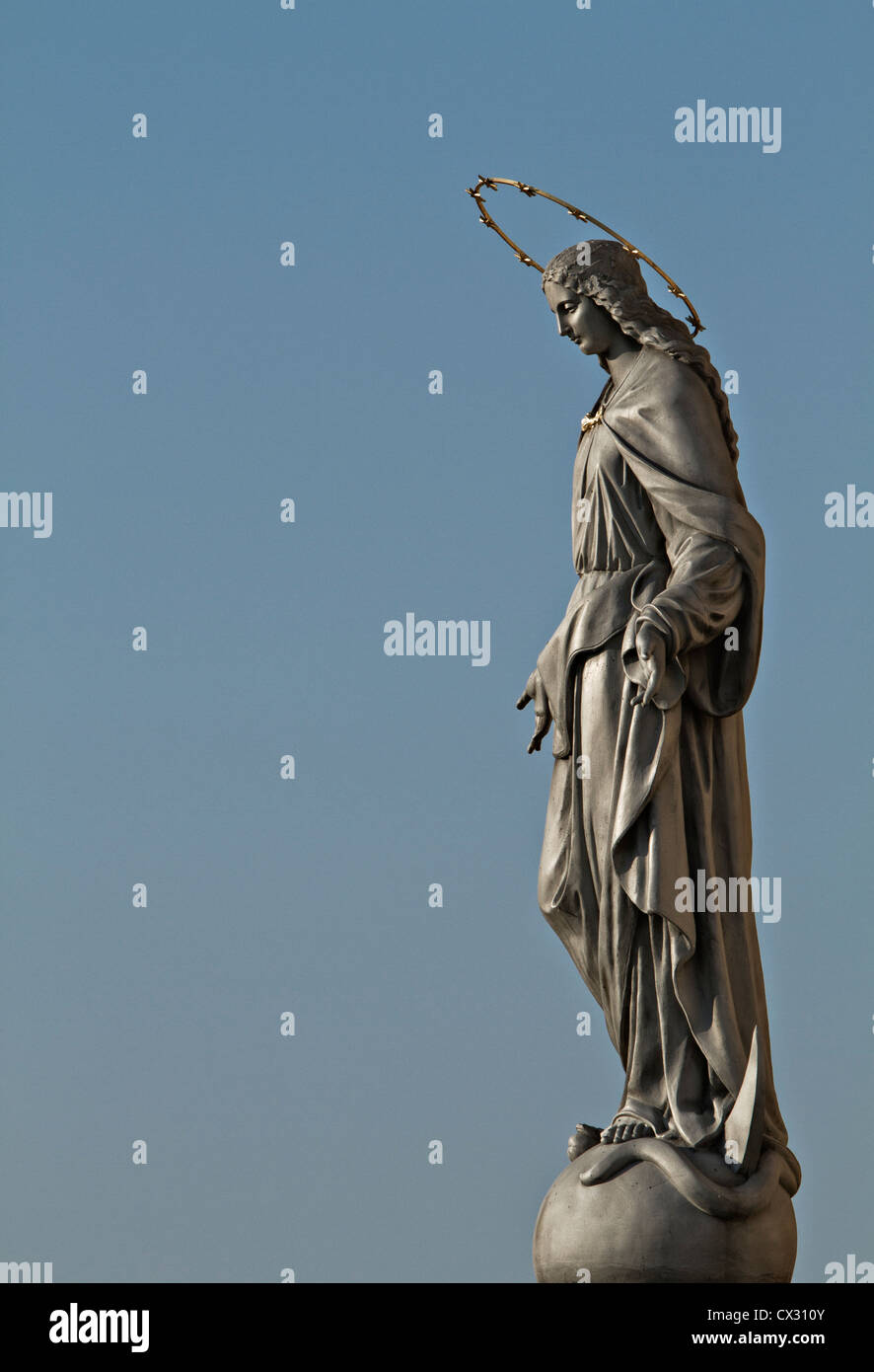 Maria Santissima statua Foto Stock