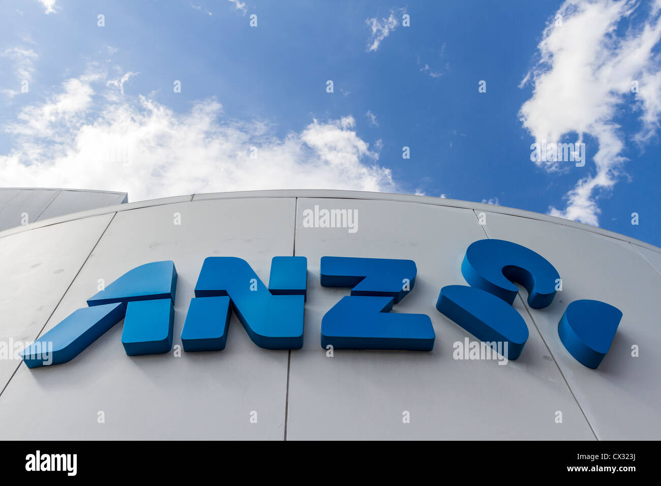 Banca ANZ segno a Sunshine Coast, Queensland, Australia Foto Stock