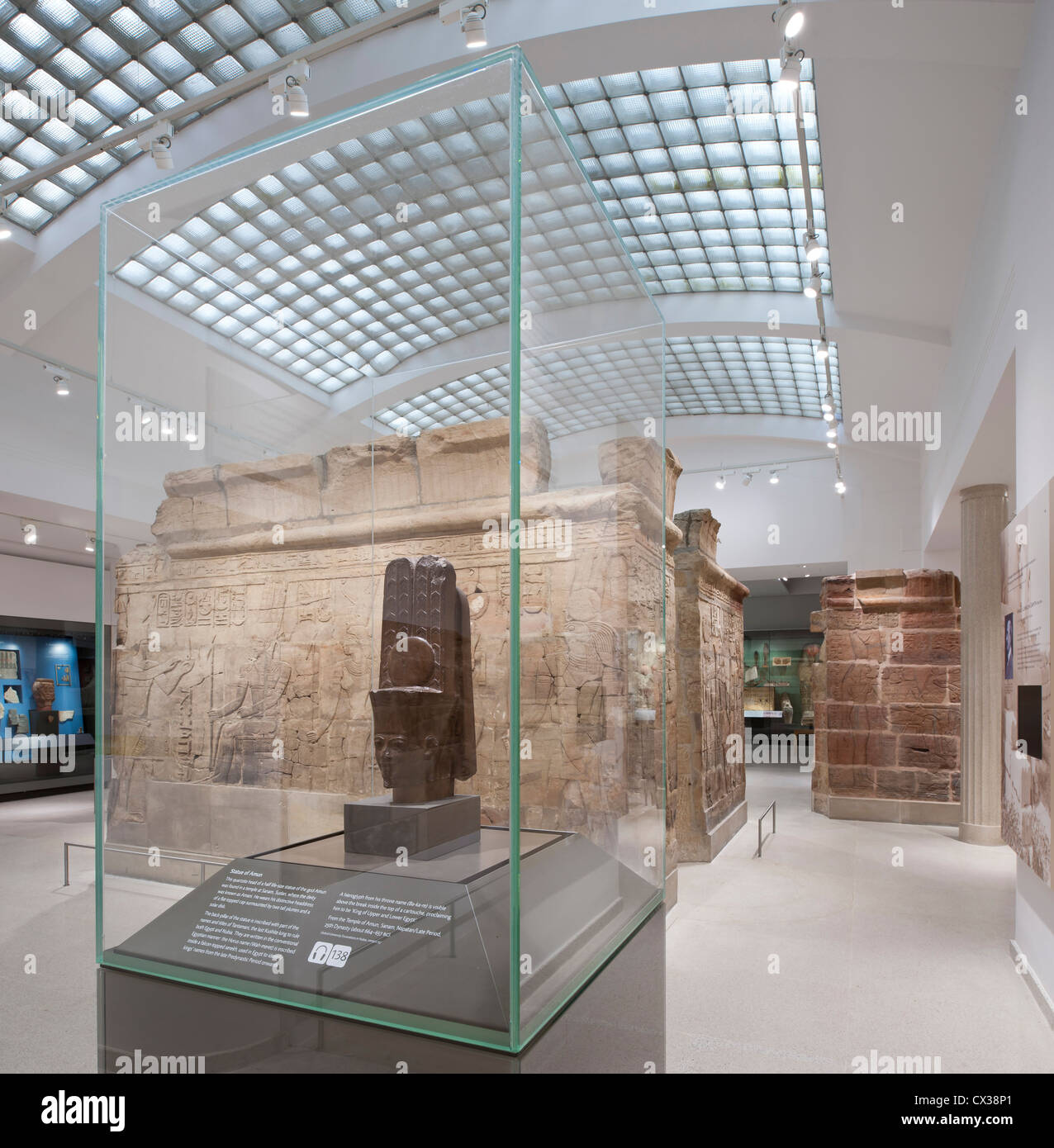 Egitto gallerie, Ashmolean Museum di Oxford, Regno Unito. Architetto: Rick Mather Architects, 2011. Foto Stock