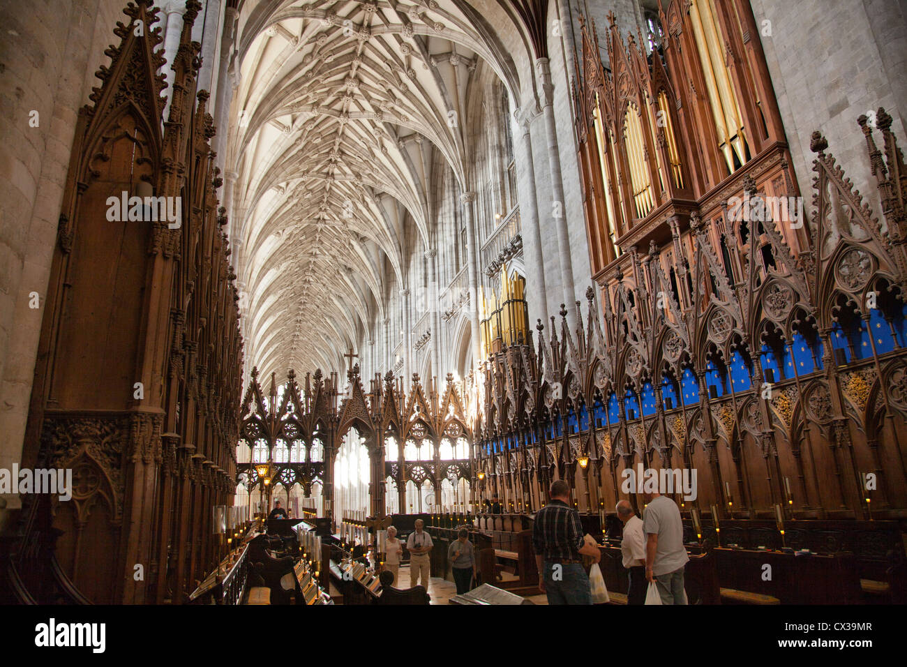 La Cattedrale Di Winchester Cudiero E Navata Hampshire Regno Unito Foto Stock Alamy