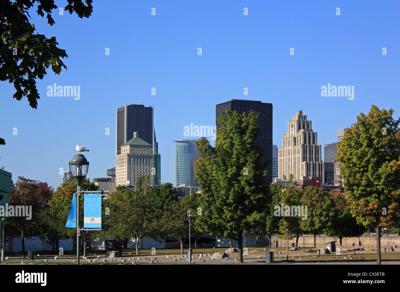 Canada Quebec, Montreal, skyline Foto Stock