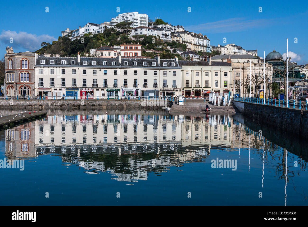 Il Porto Torquay Devon Foto Stock
