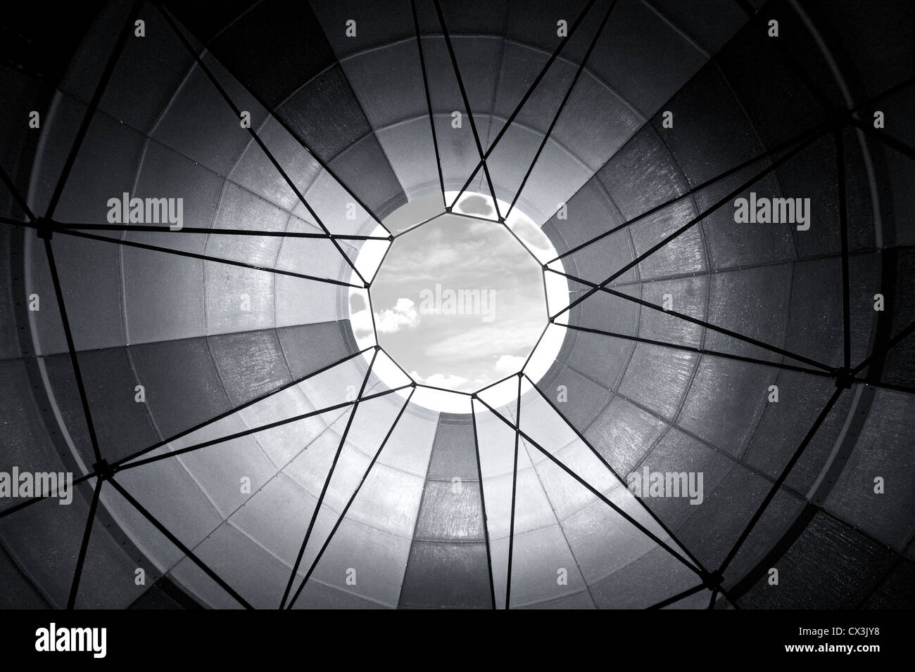 All'interno della moschea nuova cupola in Birmingham Foto Stock